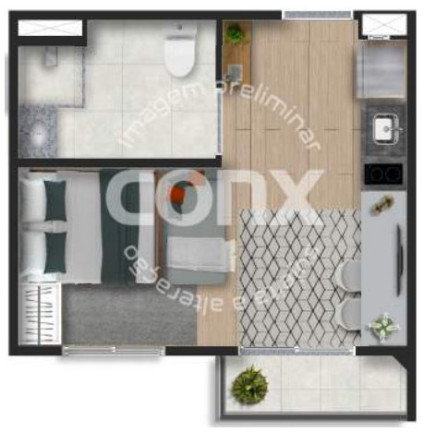 Imagem Apartamento com 1 Quarto à Venda, 35 m² em Vila Romana - São Paulo