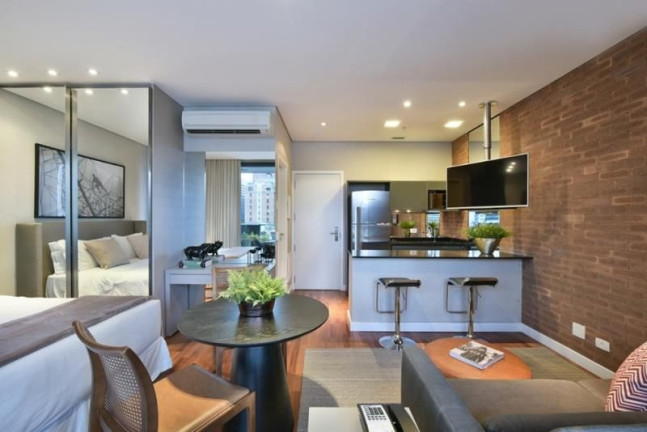 Imagem Apartamento com 1 Quarto para Alugar, 42 m² em Vila Olímpia - São Paulo