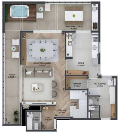 Apartamento com 4 Quartos à Venda, 245 m² em Vila Izabel - Curitiba