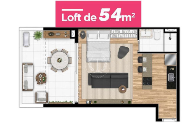 Imagem Apartamento com 1 Quarto à Venda, 42 m² em Campo Belo - São Paulo