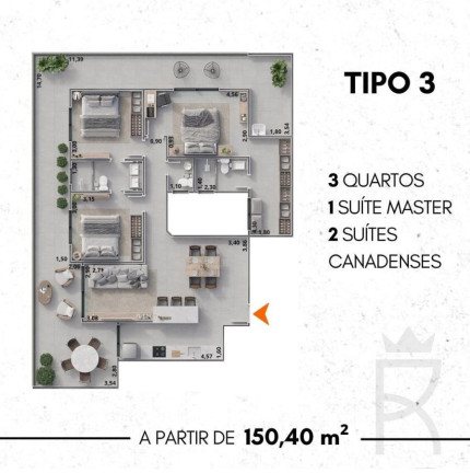 Imagem Apartamento com 2 Quartos à Venda, 101 m² em Braga - Cabo Frio