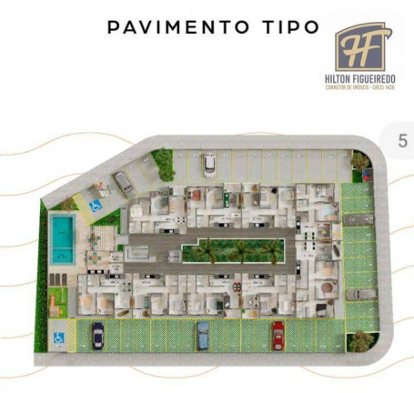 Apartamento com 2 Quartos à Venda, 53 m² em Poço - Cabedelo