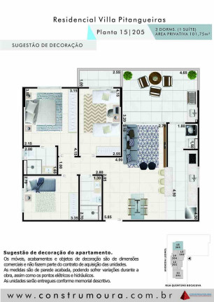 Imagem Apartamento com 3 Quartos à Venda, 101 m² em Pitangueiras - Guarujá