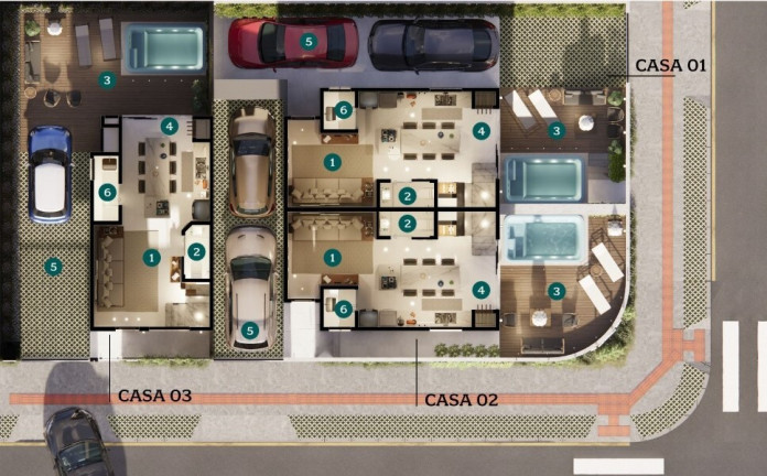 Imagem Casa de Condomínio com 3 Quartos à Venda, 182 m² em Ariribá - Balneário Camboriú