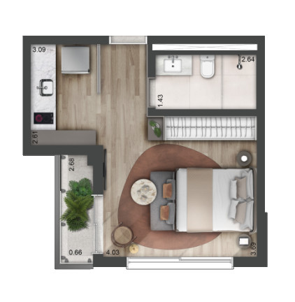 Apartamento com 3 Quartos à Venda, 111 m² em Sumaré - São Paulo