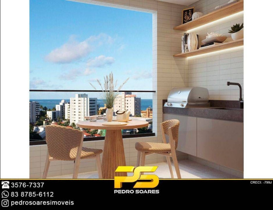 Apartamento com 3 Quartos à Venda, 75 m² em Intermares - Cabedelo