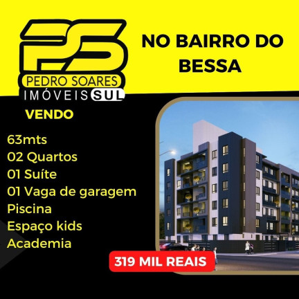 Imagem Apartamento com 2 Quartos à Venda, 63 m² em Aeroclube - João Pessoa