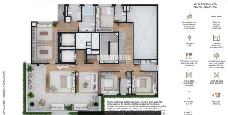 Apartamento com 4 Quartos à Venda, 508 m² em Consolação - São Paulo