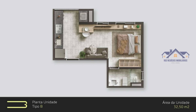 Imagem Apartamento com 1 Quarto à Venda, 33 m² em Vila Beatriz - São Paulo