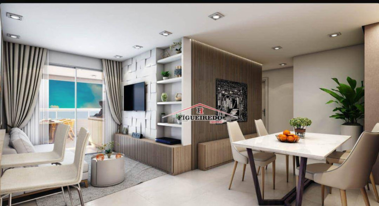 Imagem Apartamento com 2 Quartos à Venda, 79 m² em Canto Do Forte - Praia Grande