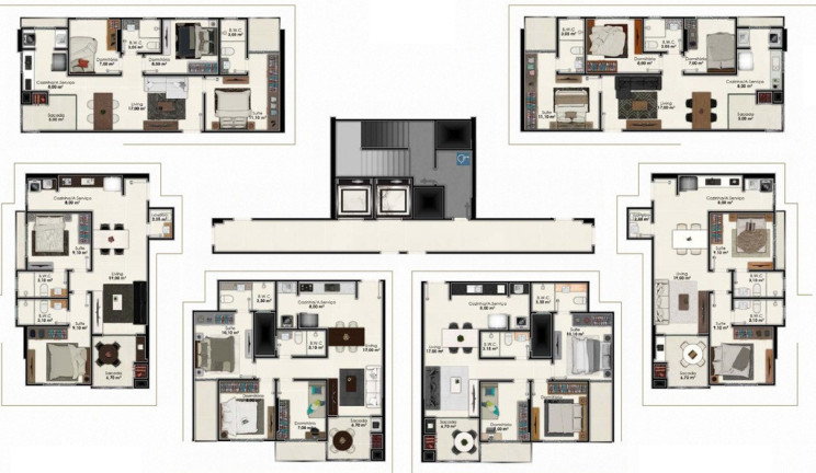 Imagem Apartamento com 3 Quartos à Venda, 70 m² em Morretes - Itapema