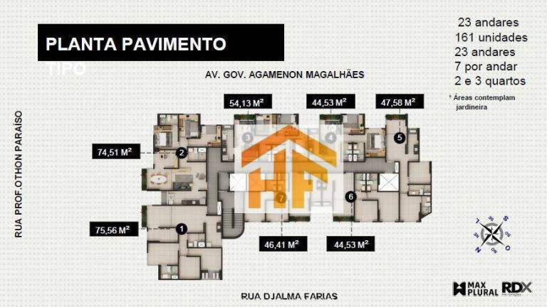 Imagem Apartamento com 3 Quartos à Venda, 54 m² em Torreão - Recife