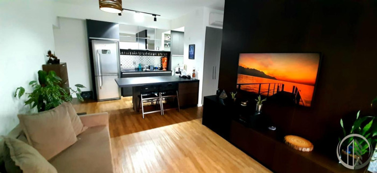 Imagem Apartamento com 1 Quarto à Venda, 54 m² em Pompéia - Santos