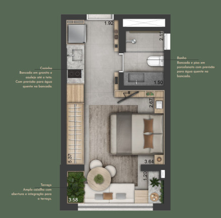 Imagem Apartamento com 1 Quarto à Venda, 41 m² em Aclimação - São Paulo
