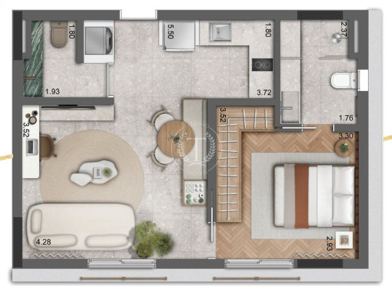 Apartamento com 1 Quarto à Venda, 27 m² em Jardins - São Paulo