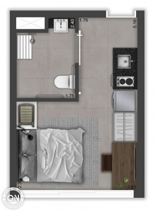 Imagem Apartamento com 2 Quartos à Venda, 49 m² em Cerqueira César - São Paulo