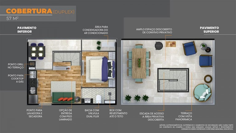 Imagem Cobertura com 1 Quarto à Venda, 31 m² em São Miguel - São Paulo