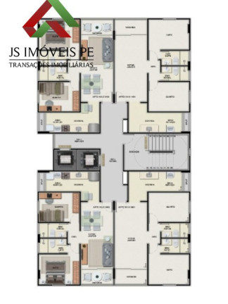 Apartamento com 2 Quartos à Venda, 56 m² em Iputinga - Recife