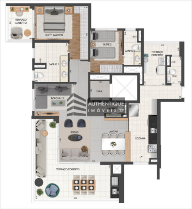 Apartamento com 3 Quartos à Venda, 140 m² em Vila Clementino - São Paulo