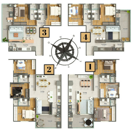 Imagem Apartamento com 2 Quartos à Venda, 76 m² em São Judas - Itajaí