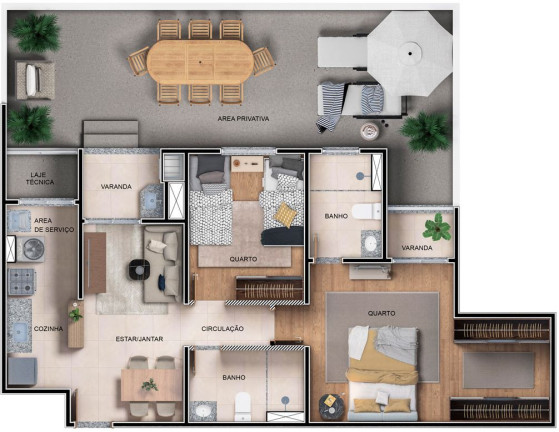 Apartamento com 2 Quartos à Venda, 55 m² em Vila Augusta - Guarulhos