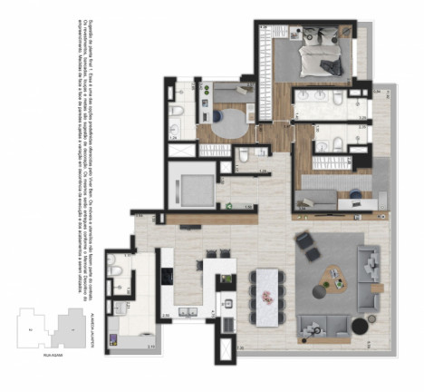 Imagem Apartamento com 3 Quartos à Venda, 153 m² em Moema - São Paulo