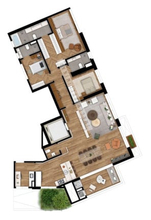 Apartamento com 4 Quartos à Venda, 250 m² em Bigorrilho - Curitiba