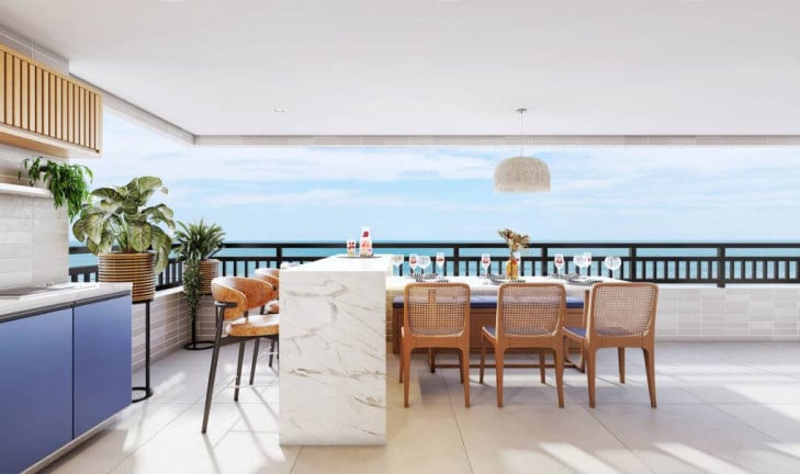 Imagem Apartamento com 3 Quartos à Venda, 137 m² em Flórida - Praia Grande