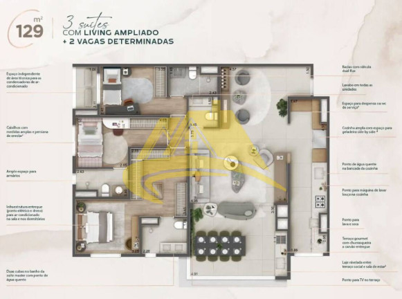 Imagem Apartamento com 3 Quartos à Venda, 106 m² em Jardim São Paulo(zona Norte) - São Paulo