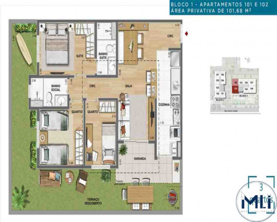 Imagem Imóvel com 3 Quartos à Venda, 68 m² em Marechal Hermes - Rio De Janeiro