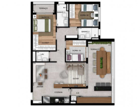 Imagem Apartamento com 3 Quartos à Venda, 94 m² em Saúde - São Paulo