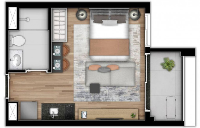 Imagem Apartamento com 1 Quarto à Venda, 31 m² em Vila Pompeia - São Paulo