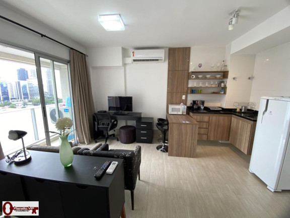 Imagem Apartamento com 1 Quarto para Alugar, 33 m² em Santo Amaro - São Paulo