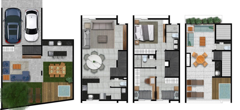 Casa com 3 Quartos à Venda,  em Campo Belo - São Paulo