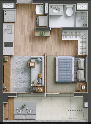 Imagem Apartamento com 3 Quartos à Venda, 75 m² em Ipiranga - São Paulo