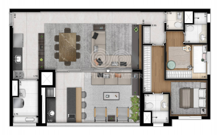 Imagem Apartamento com 3 Quartos à Venda, 110 m² em Vila Madalena - São Paulo