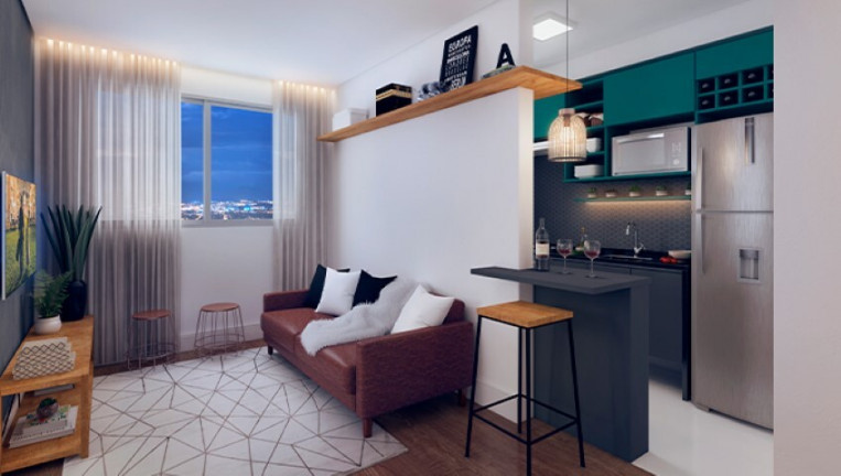 Imagem Apartamento com 2 Quartos à Venda, 43 m² em Jardim Leme - São Paulo