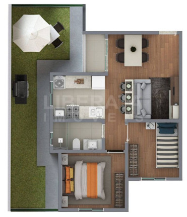 Imagem Apartamento com 1 Quarto à Venda, 45 m² em São Paulo - Navegantes