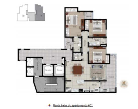 Imagem Imóvel com 3 Quartos à Venda, 106 m² em São Mateus - Juiz De Fora