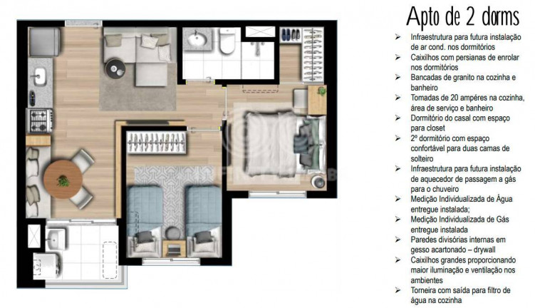 Imagem Apartamento com 2 Quartos à Venda, 42 m² em Lapa - São Paulo