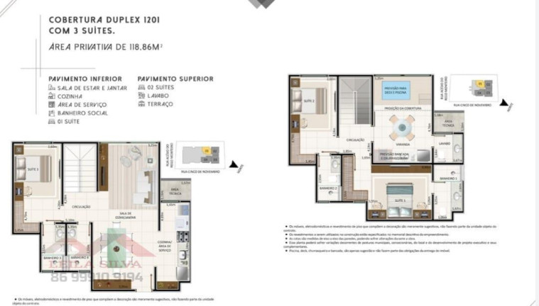 Imagem Apartamento com 3 Quartos à Venda, 66 m² em Horto - Teresina