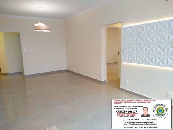 Imagem Apartamento com 2 Quartos à Venda, 96 m² em Campo Grande - Santos