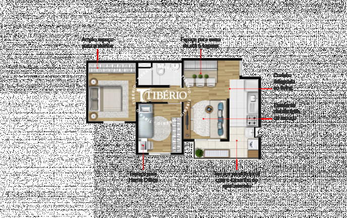 Imagem Apartamento com 3 Quartos à Venda, 59 m² em Campestre - Santo André