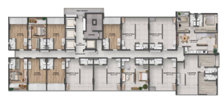 Apartamento com 1 Quarto à Venda, 26 m² em Rio Vermelho - Salvador