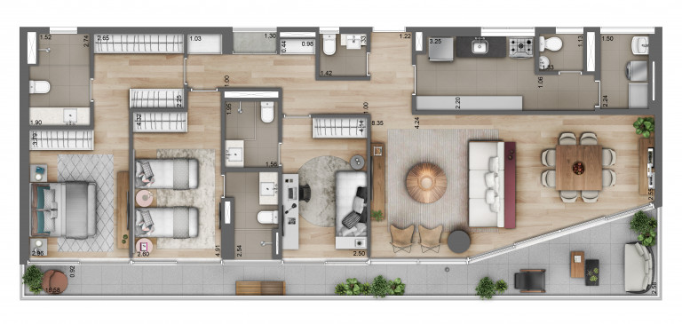 Apartamento com 3 Quartos à Venda, 151 m² em Vila Madalena - São Paulo