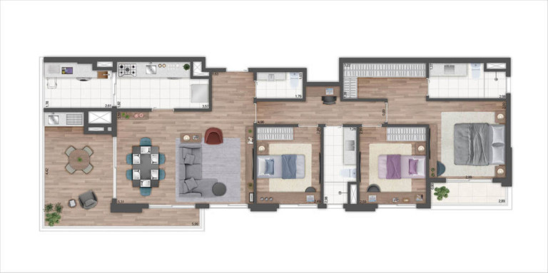 Apartamento com 3 Quartos à Venda, 109 m² em Perdizes - São Paulo