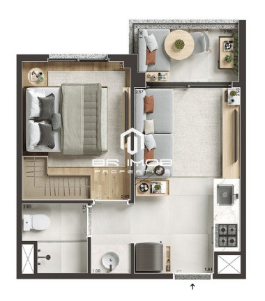 Imagem Apartamento com 1 Quarto à Venda, 29 m² em Vila Pompéia - São Paulo