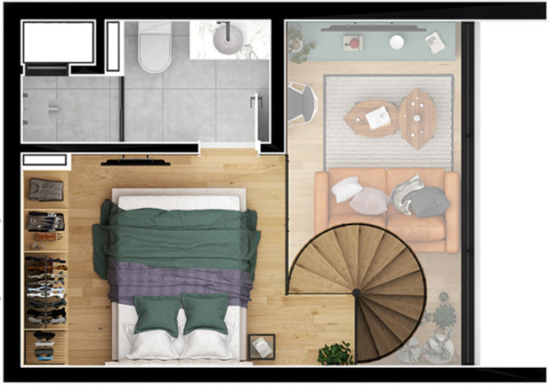 Imagem Apartamento com 2 Quartos à Venda, 91 m² em água Verde - Curitiba
