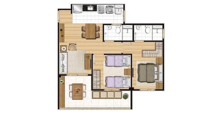 Imagem Apartamento com 2 Quartos à Venda, 61 m² em Taquaral - Campinas