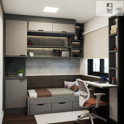 Imagem Apartamento com 2 Quartos à Venda, 56 m² em Santa Quiteria - Curitiba
